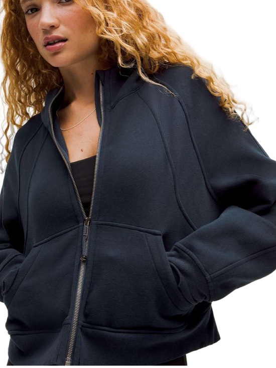 lululemon athletica Tops - lululemon scuba oversized, full zip hoodie in navy